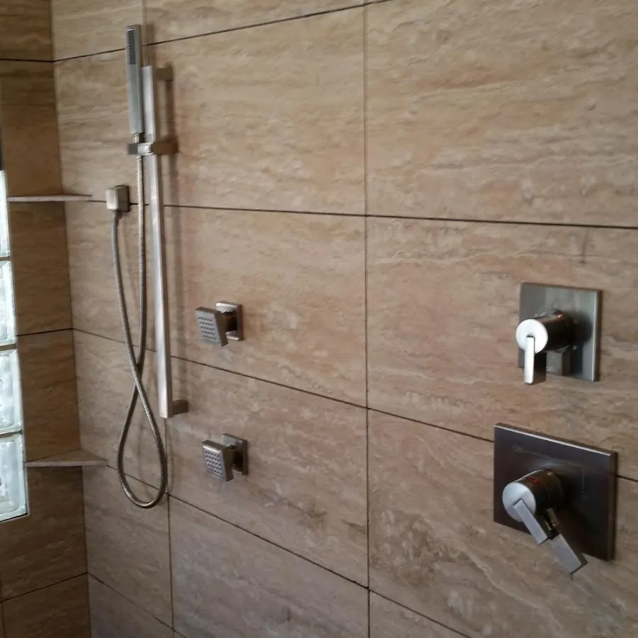 Shower fixture installation for Gas Line Repair in St. Joseph